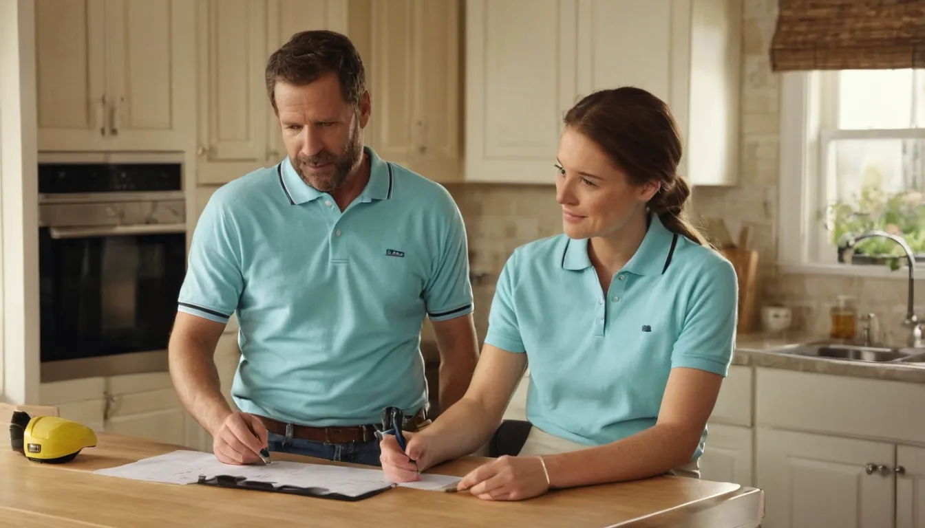 Homeowner reviewing bathroom options with a provider in the Clermont area
